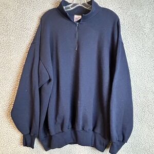 VTG Doyle Sports USA 1/4 Mock Neck Sweatshirt Made in USA 90s Baggy Golf Sweater